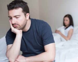 VIsual representation of man dealing with the effects of porn addiction.